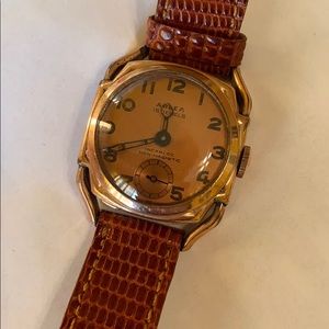 Vintage Arlea rose gold watch
